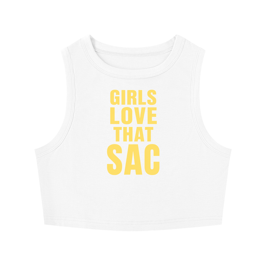 Girls Love That Sac Crop Tank Top