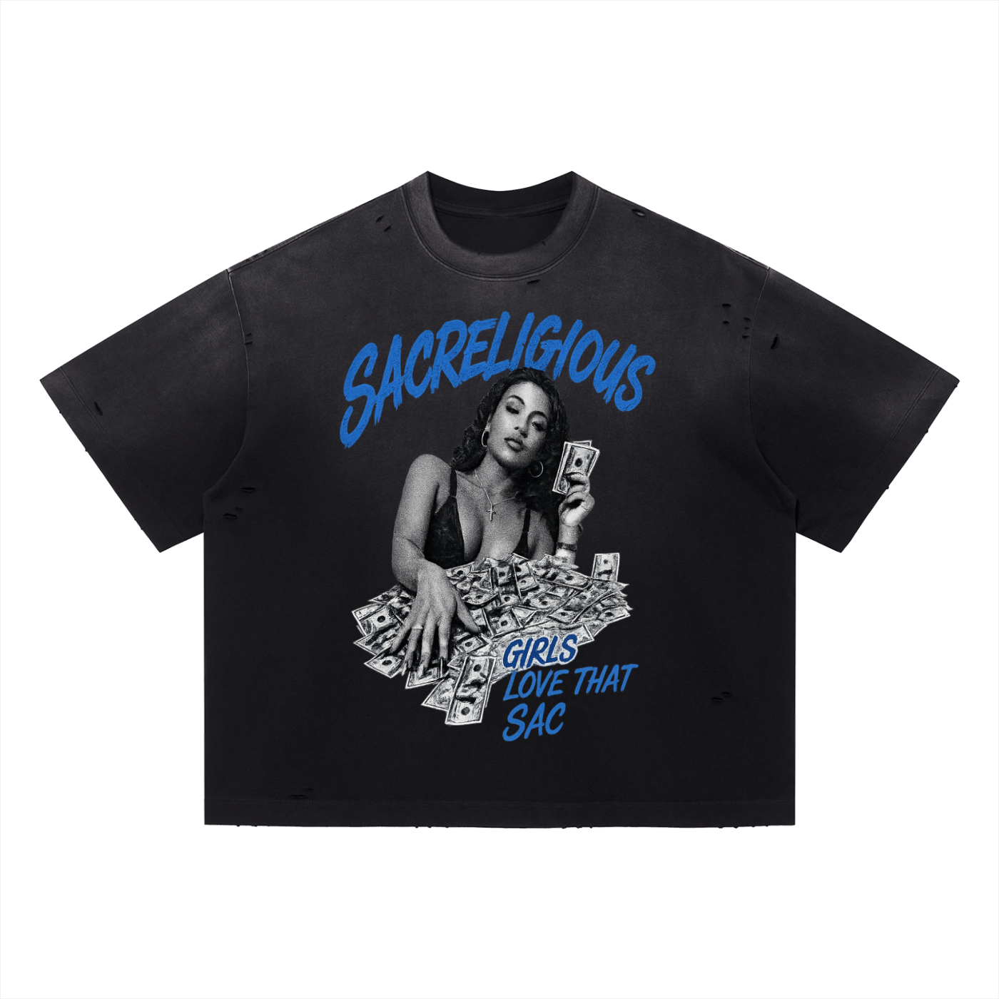 Girls Love That Sac (Dark) Oversized T-Shirt