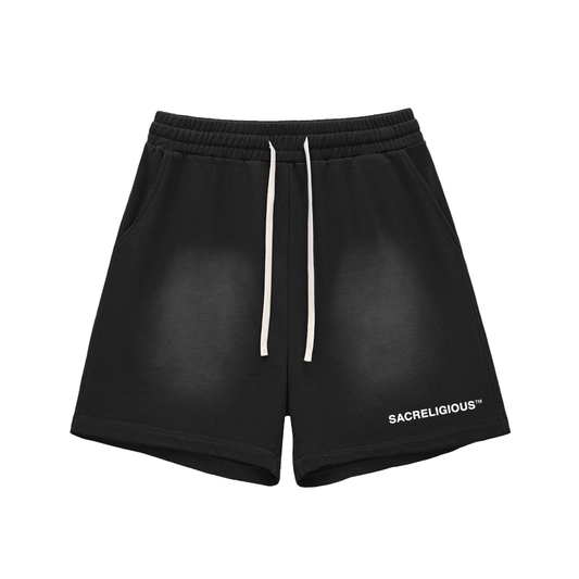 Men’s Faded Word Shorts