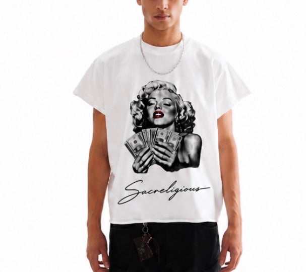 Marilyn Money Sleeveless T-Shirt