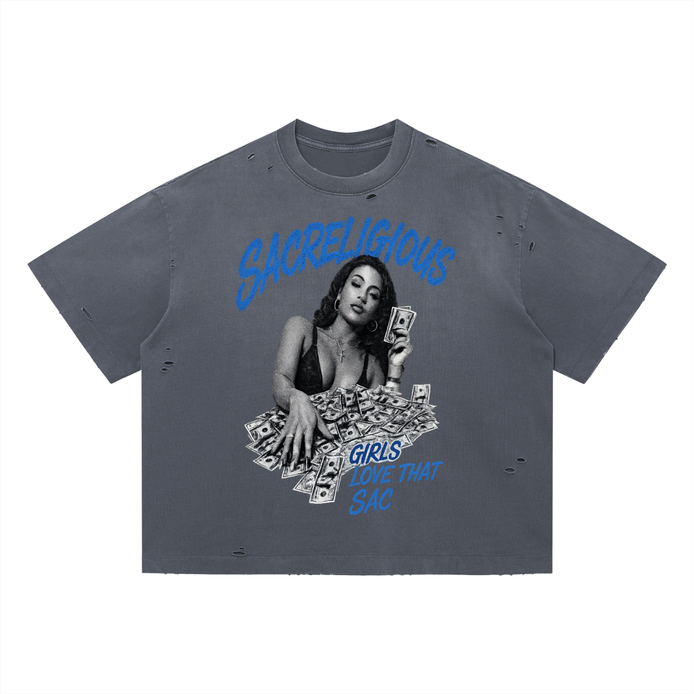 Girls Love That Sac (Dark) Oversized T-Shirt